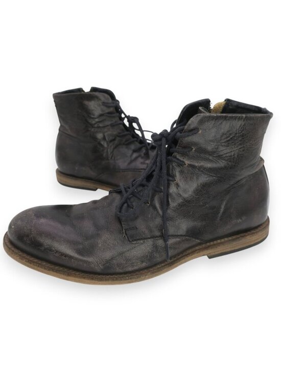 Freebird Campbell Ankle Boots Black Leather Distressed Side Zip $275 Men\'s 9 main image 7